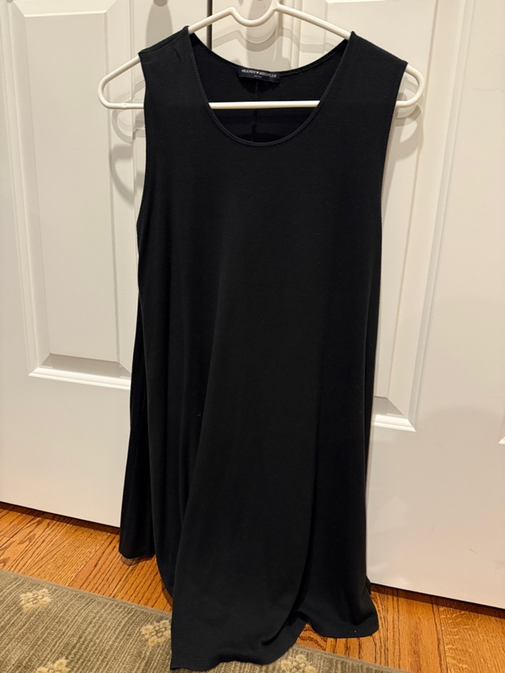Brandy Melville Black Sleeveless Scoop Neck Dress